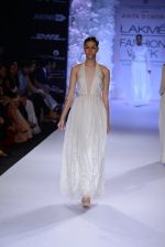 Model walk for Anita Dongre Show at LFW 2014 Day 3 in Grand Hyatt, Mumbai on 14th March 2014